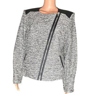 Calvin Klein Asymmetrical Moto-style blazer jacket